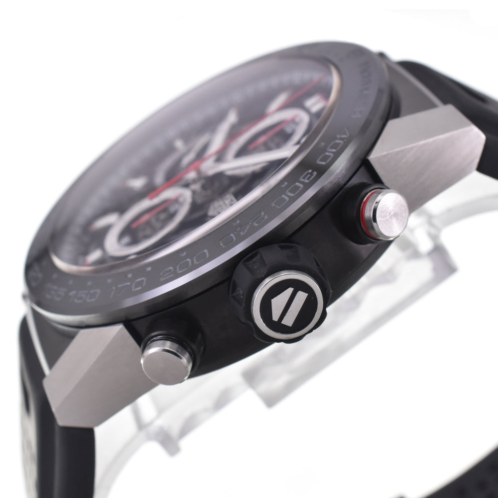 with paper TAG HEUER Carrera Caliber Heuer 01 CAR2A1Z.FT6044 Chronograph Date black Dial Automatic Men's
 Watch I#147604
