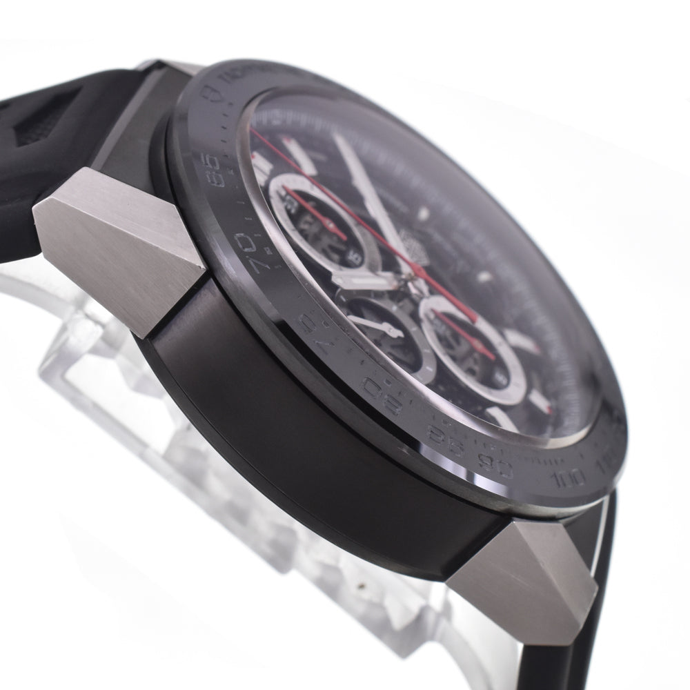 with paper TAG HEUER Carrera Caliber Heuer 01 CAR2A1Z.FT6044 Chronograph Date black Dial Automatic Men's
 Watch I#147604