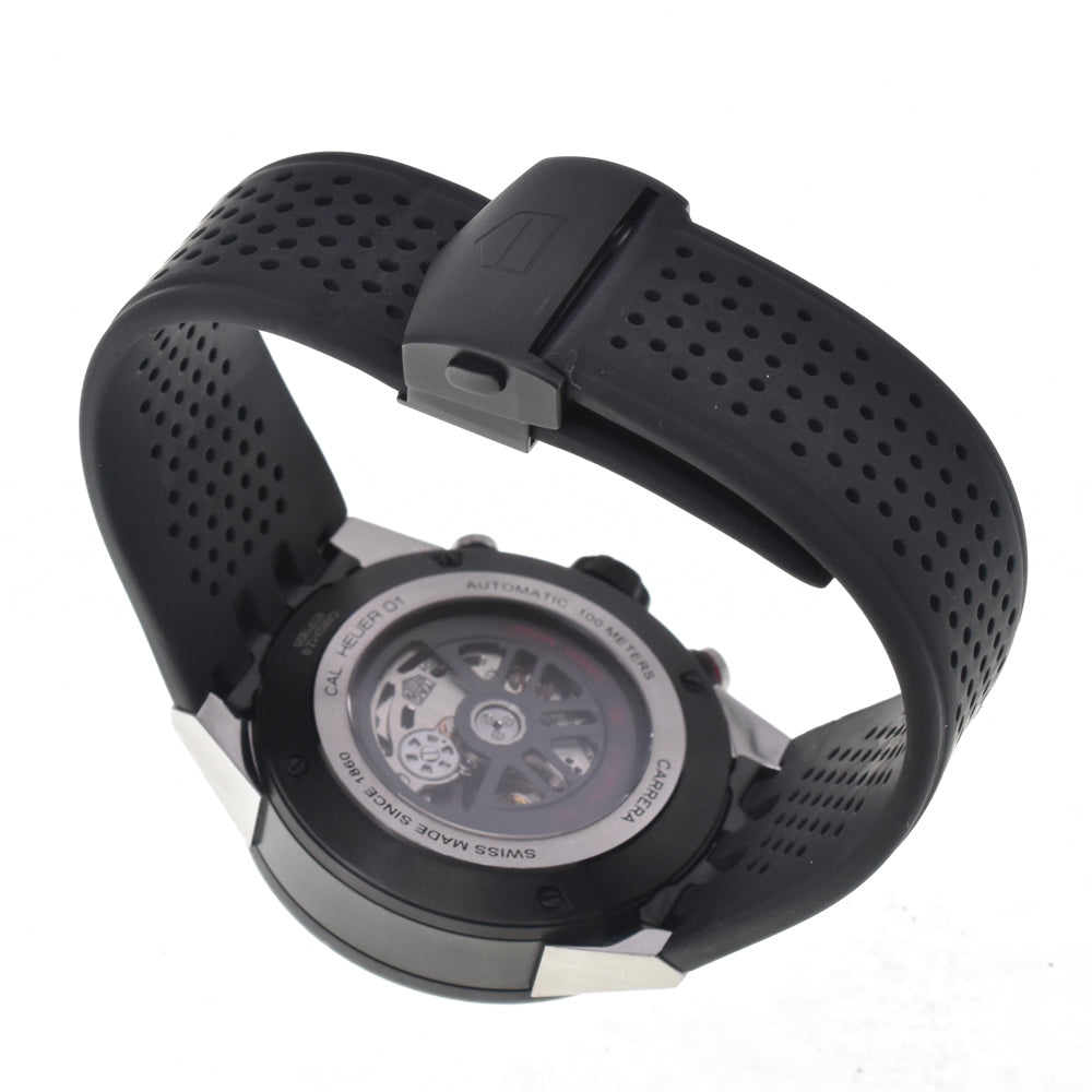 with paper TAG HEUER Carrera Caliber Heuer 01 CAR2A1Z.FT6044 Chronograph Date black Dial Automatic Men's
 Watch I#147604