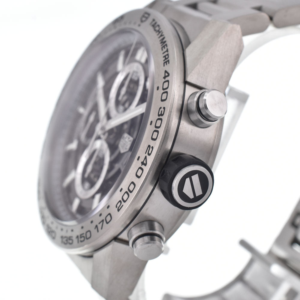 TAG HEUER Carrera Caliber Heuer 01 CAR2A8A.BF0707 Titanium date skeleton Dial Automatic Men's
 Watch G#147605