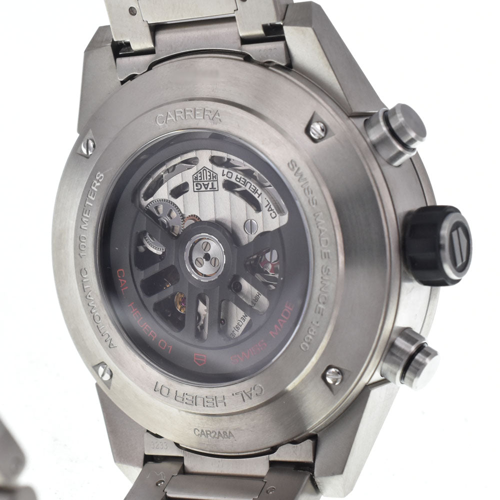 TAG HEUER Carrera Caliber Heuer 01 CAR2A8A.BF0707 Titanium date skeleton Dial Automatic Men's
 Watch G#147605