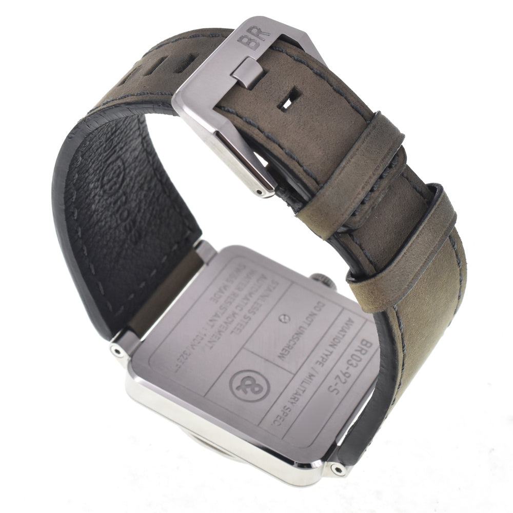 with paper Bell＆Ross Aviation BR03-92 black Dial Automatic Men's
 Watch H#147608