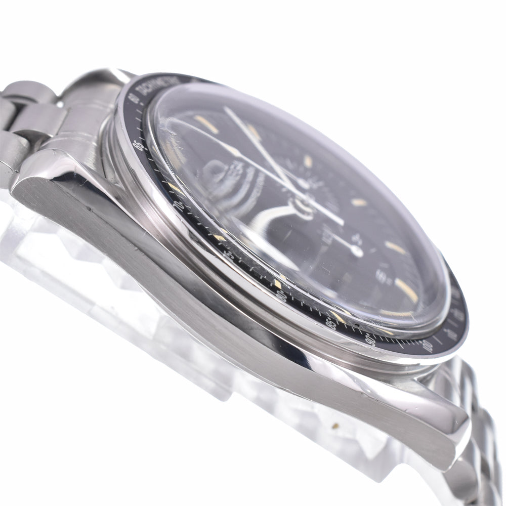 with paper OMEGA Speedmaster Professional 345.0808 Chronograph black Dial Hand Winding Men's
 Watch N#147611