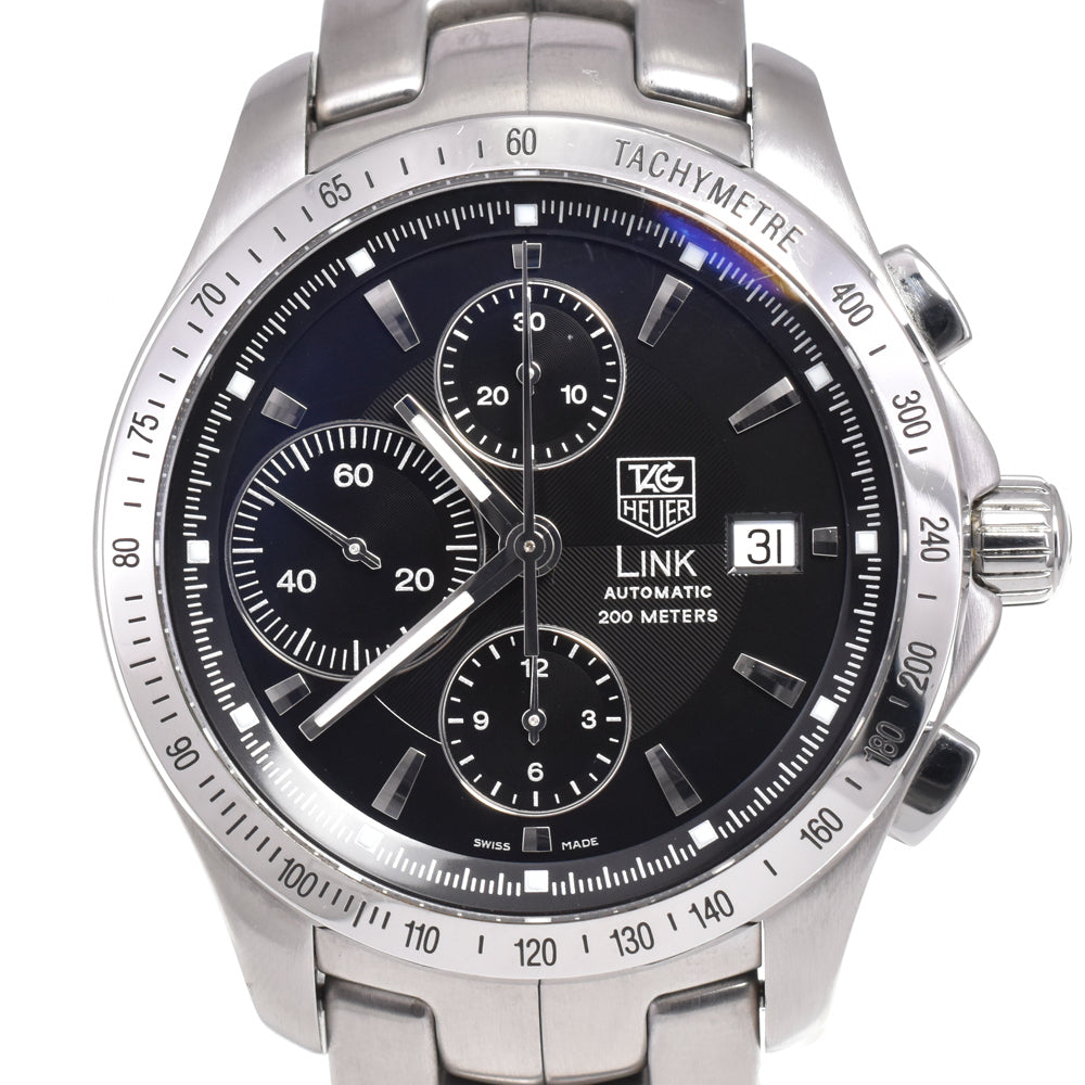 TAG HEUER Link CJF2110 Chronograph black Dial Automatic Men's
 Watch G#147612