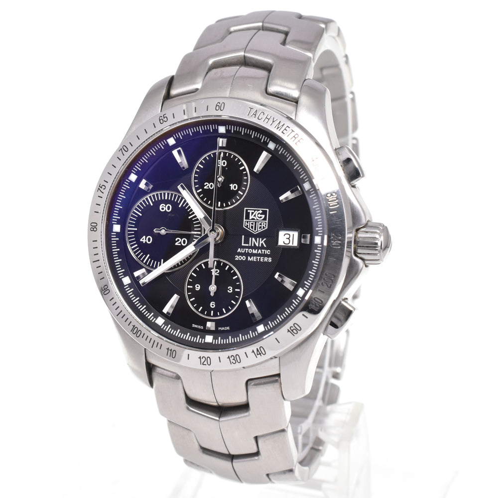TAG HEUER Link CJF2110 Chronograph black Dial Automatic Men's
 Watch G#147612