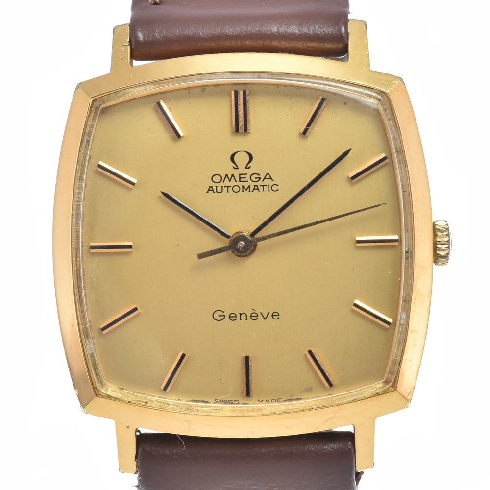 OMEGA Geneva MD161.769 vintage Cal.1481 gold Dial Automatic Men's
 Watch I#147613