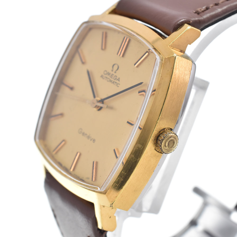 OMEGA Geneva MD161.769 vintage Cal.1481 gold Dial Automatic Men's
 Watch I#147613