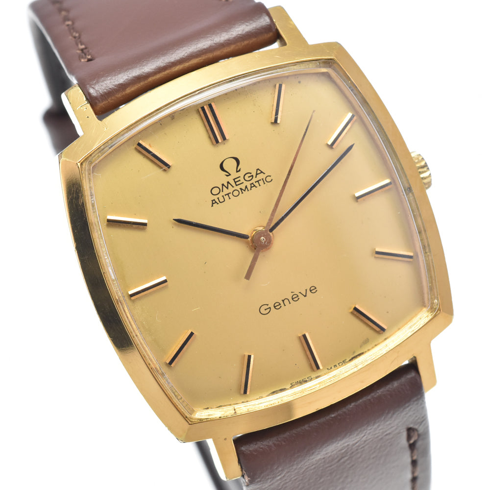 OMEGA Geneva MD161.769 vintage Cal.1481 gold Dial Automatic Men's
 Watch I#147613