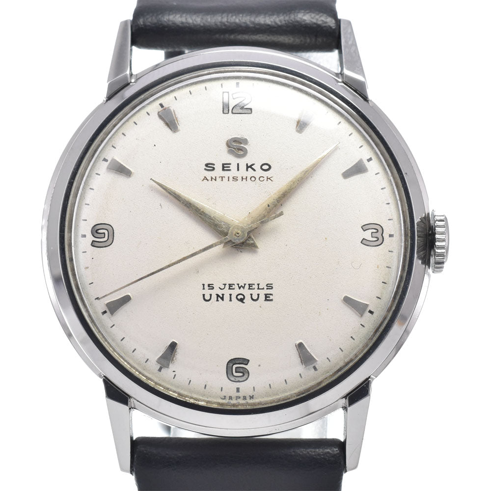 SEIKO unique 13056 Silver Dial Hand Winding Men's
 Watch L#147616