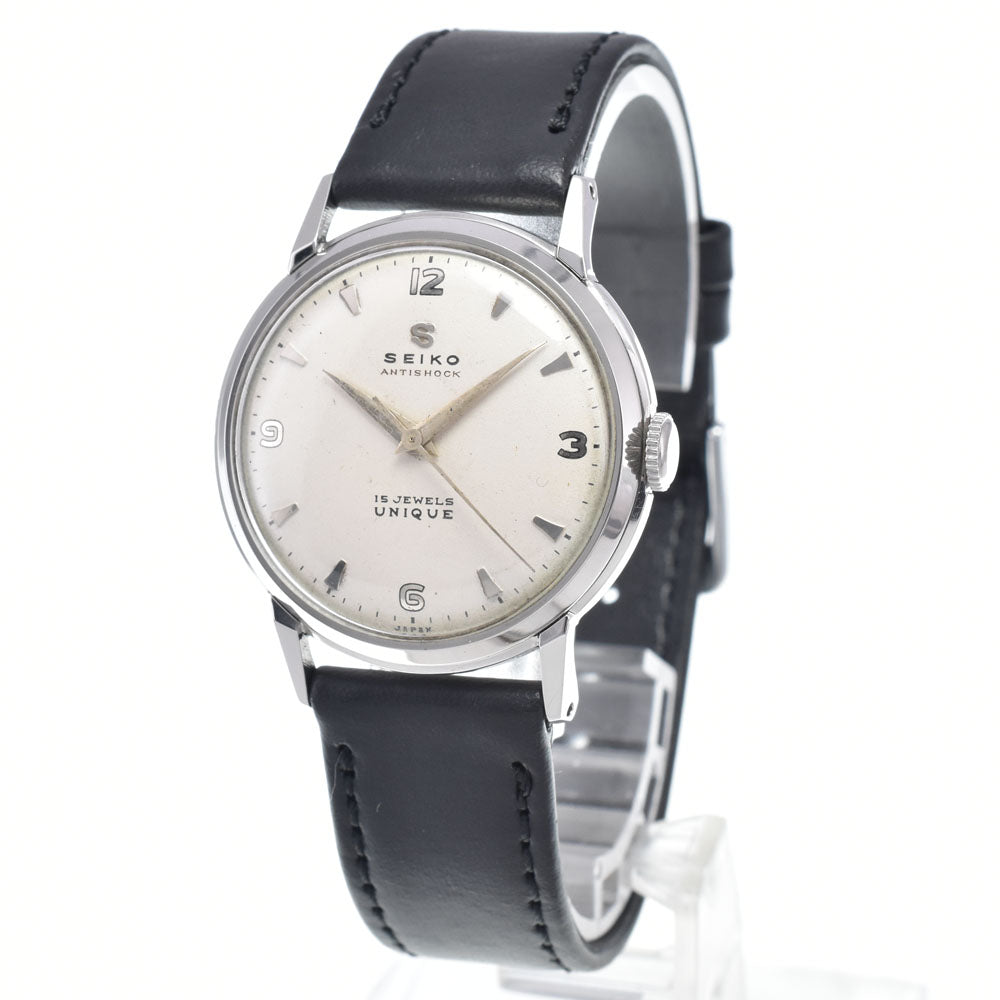 SEIKO unique 13056 Silver Dial Hand Winding Men's
 Watch L#147616