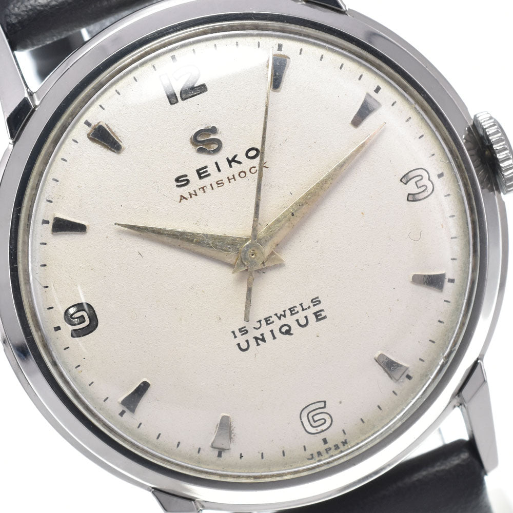 SEIKO unique 13056 Silver Dial Hand Winding Men's
 Watch L#147616