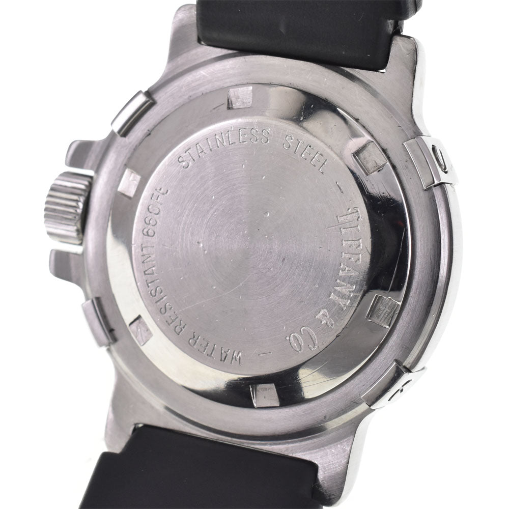 TIFFANY&Co. Diver Date black Dial Quartz Ladies
 Watch H#147619