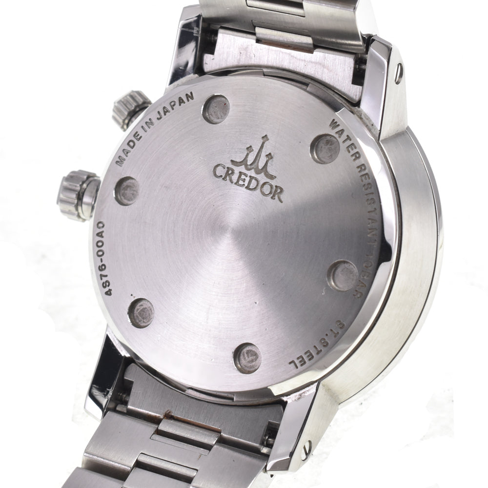 SEIKO CREDOR node GCBT995/4S76-00A0 Power reserve blue Dial Automatic Men's
 Watch I#147631