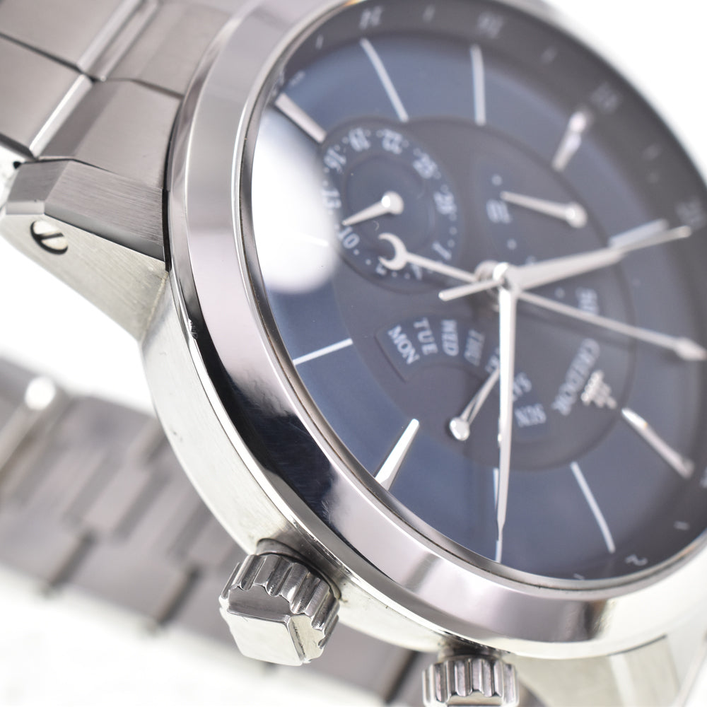 SEIKO CREDOR node GCBT995/4S76-00A0 Power reserve blue Dial Automatic Men's
 Watch I#147631