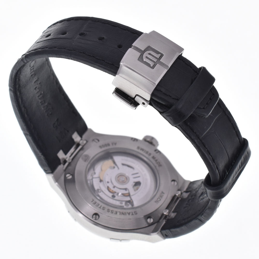 with paper MAURICE LACROIX icon AI6008-SS001-330-1 black Dial Automatic Men's
 Watch I#147637