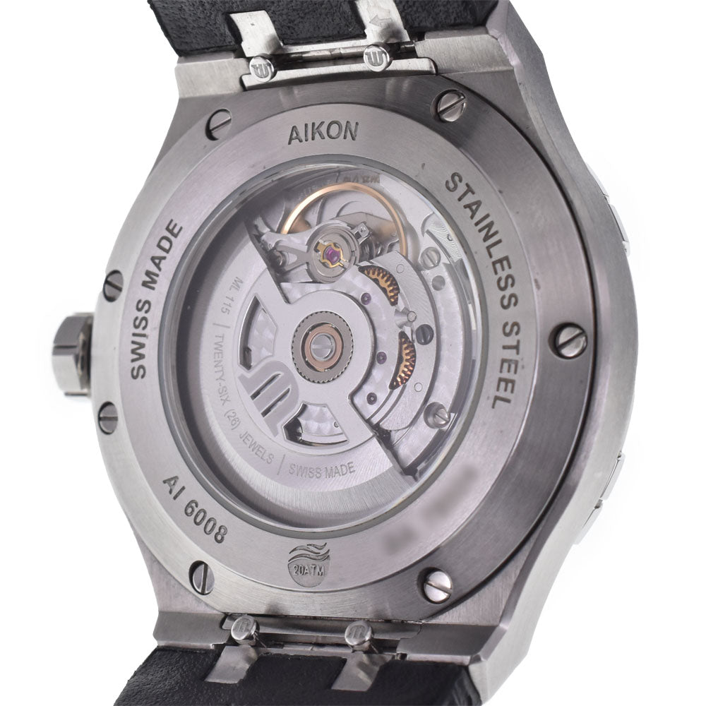 with paper MAURICE LACROIX icon AI6008-SS001-330-1 black Dial Automatic Men's
 Watch I#147637
