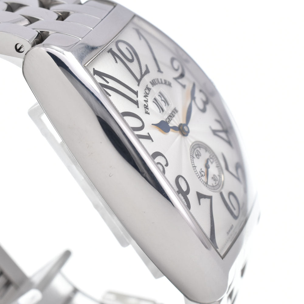 FRANCK MULLER Tonneau Curvex Grand Guiche 6850 S6 GG Date Silver Dial Automatic Men's
 Watch I#147639