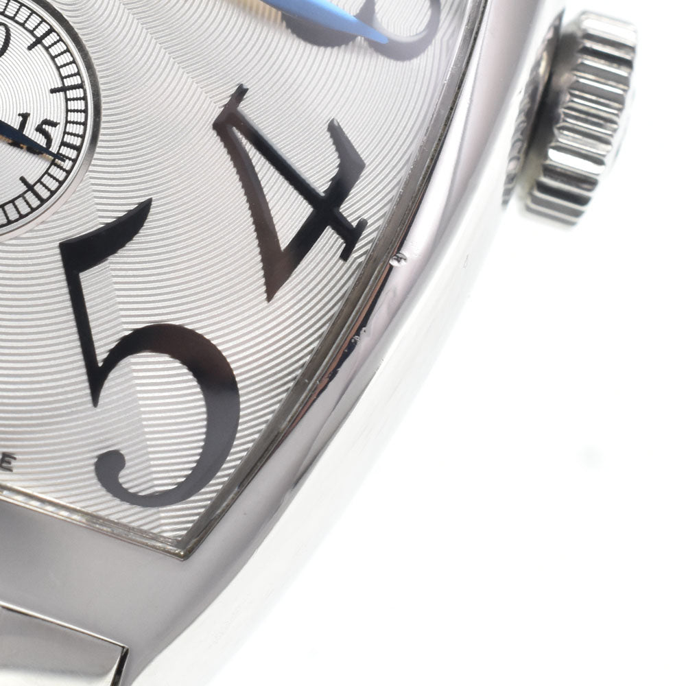 FRANCK MULLER Tonneau Curvex Grand Guiche 6850 S6 GG Date Silver Dial Automatic Men's
 Watch I#147639
