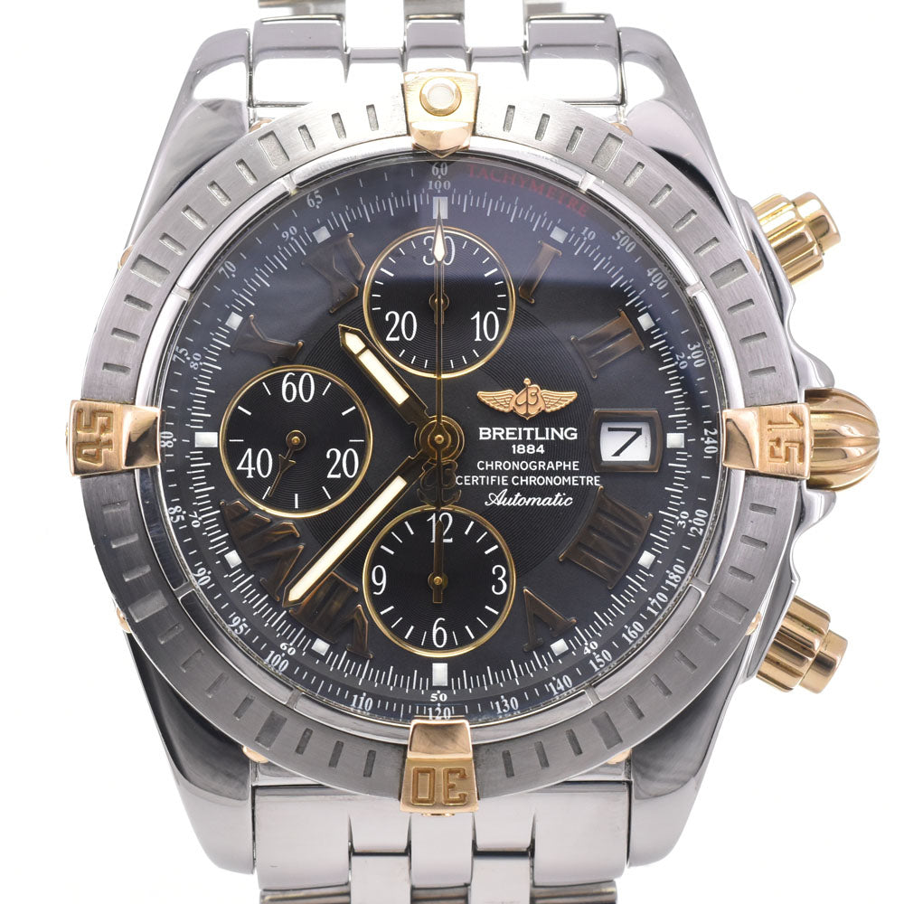 BREITLING Chronomat Evolution A13356 Bicolo black Dial Automatic Men's
 Watch H#147640
