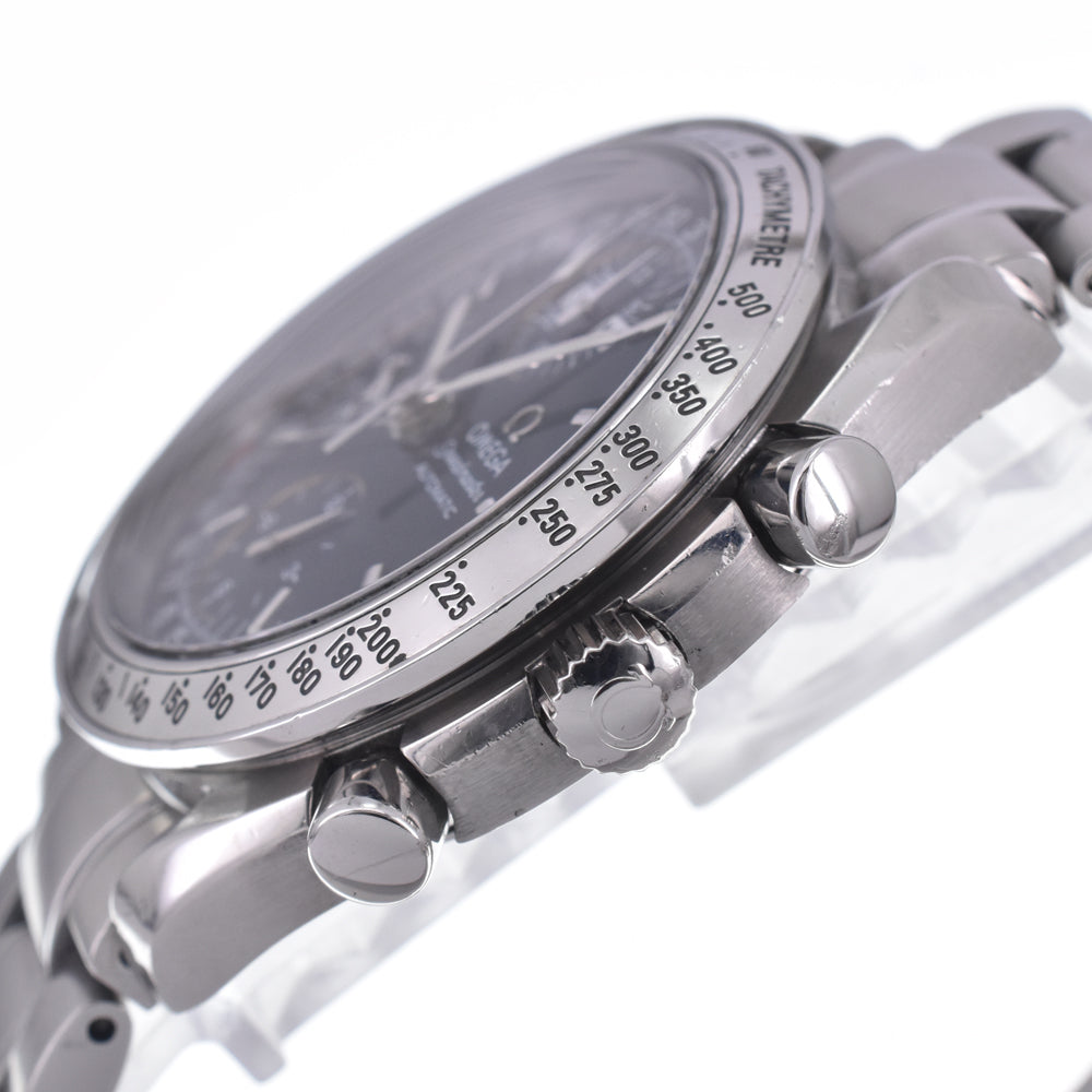 with paper OMEGA Speedmaster 3523.80 Triple calendar blue Dial Automatic Men's
 Watch J#147641