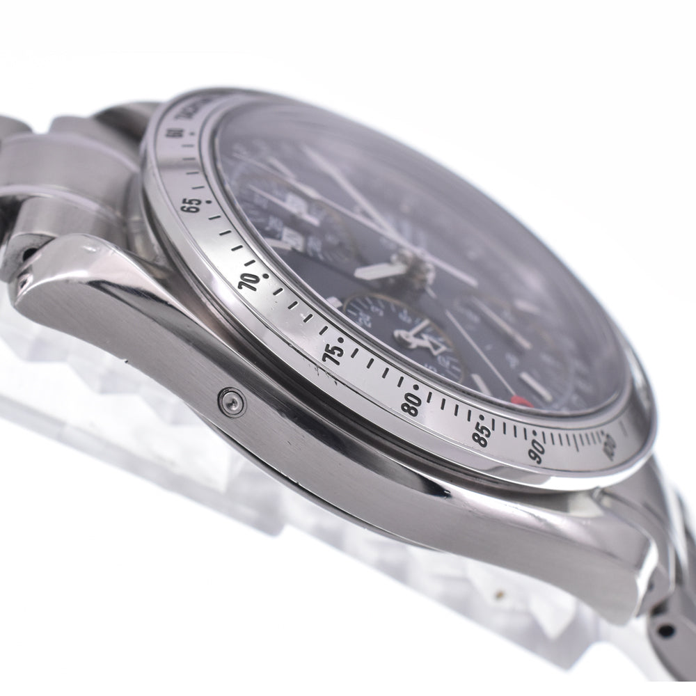 with paper OMEGA Speedmaster 3523.80 Triple calendar blue Dial Automatic Men's
 Watch J#147641