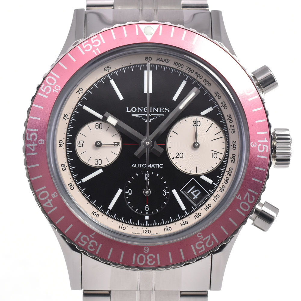 with paper LONGINES Heritage Diver 1967 L2.808.4 Chronograph black Dial Automatic Men's
 Watch H#147647