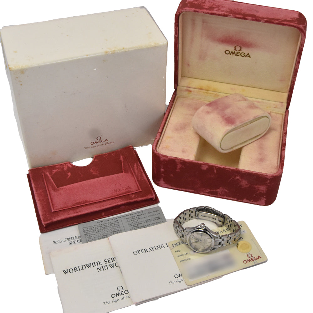 with paper OMEGA Seamaster 120M 2571.31 Date Silver Dial Quartz Ladies
 Watch H#147652