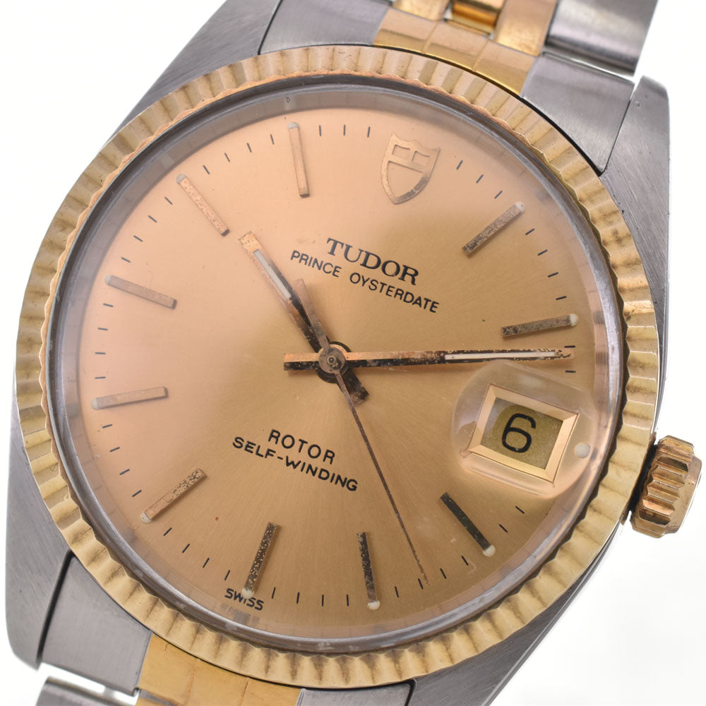 TUDOR Prince Oyster Date 74033 gold Dial Automatic Men's
 Watch I#147654