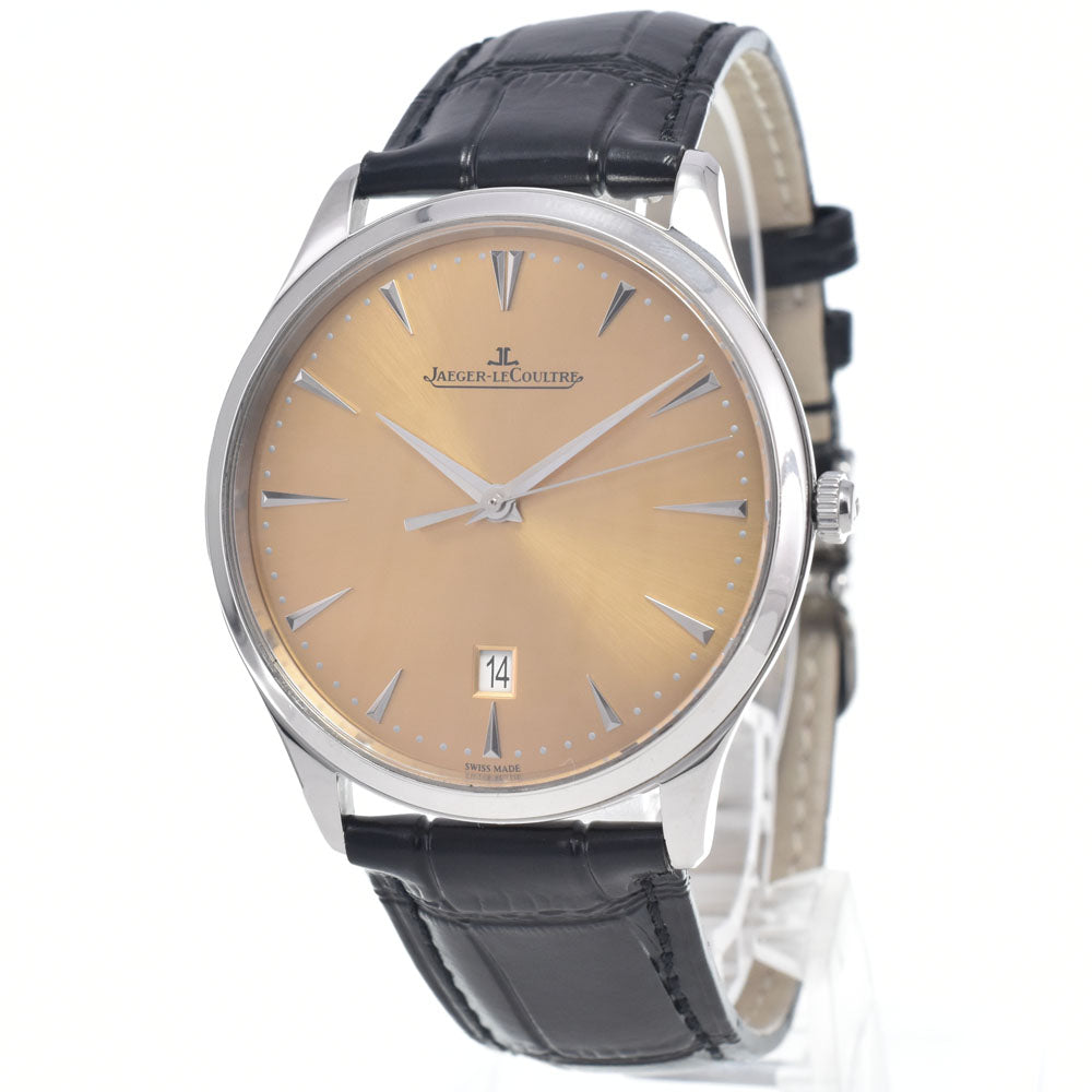 JAEGER-LECOULTRE Master Ultra Slim Date 174.8.37.S gold Dial Automatic Men's
 Watch M#147655