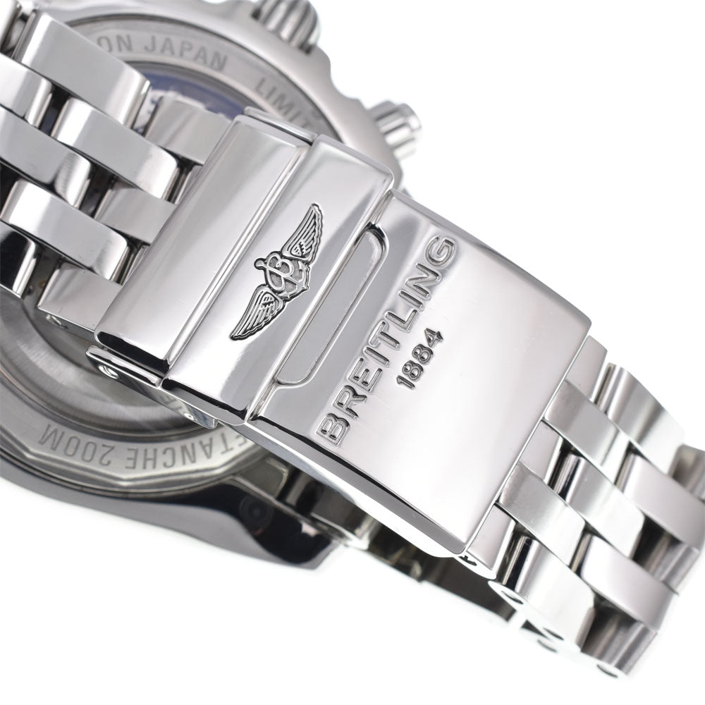 BREITLING Chronomat 44 Japan limited 400 AB0111 Blue shell Dial Automatic Men's
 Watch G#147656