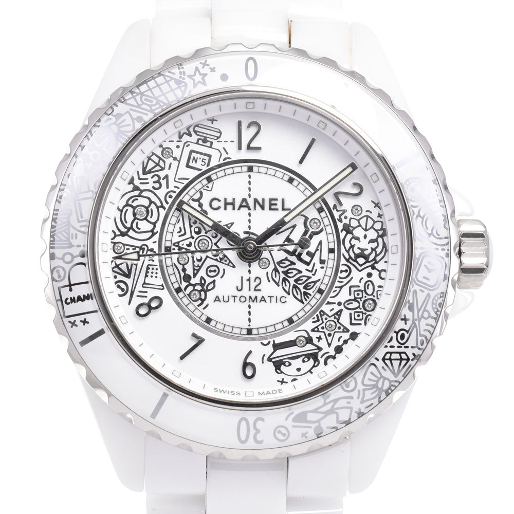 CHANEL J12 .20 H6476 Limited to 2020 pieces worldwide, 12P diamond white Dial Automatic Unisex
 Watch E#147657
