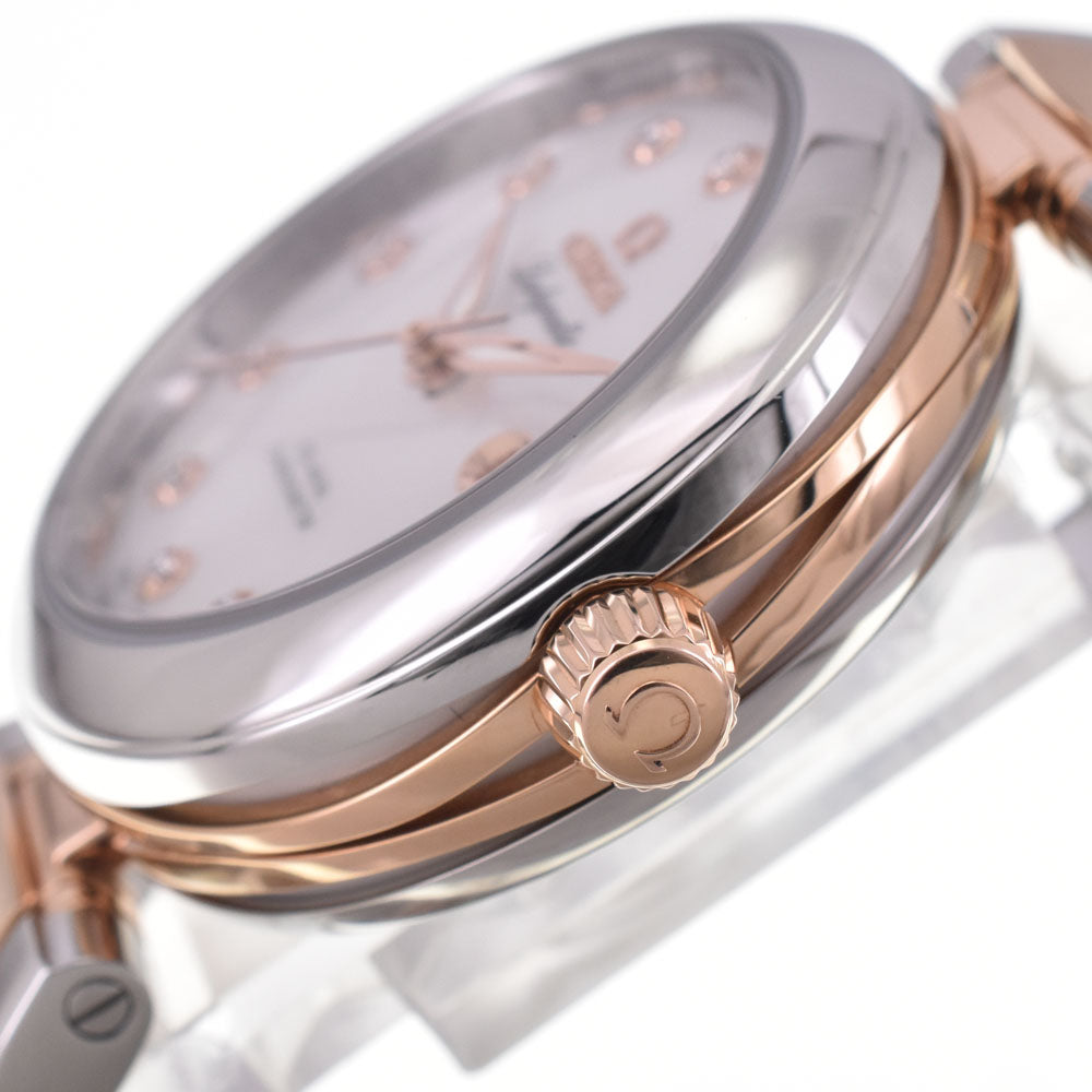 with paper OMEGA De Ville Ladymatic 425.35.34.20.57.002 11P diamond White shell Dial Automatic Ladies
 Watch I#147658