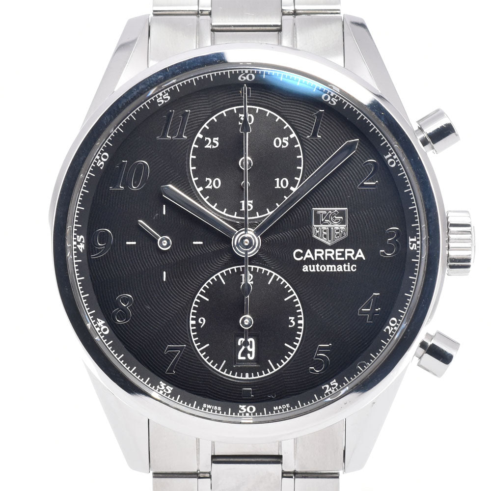 TAG HEUER Carrera Heritage CAS2110.BA0730 Chronograph black Dial Automatic Men's
 Watch H#147660