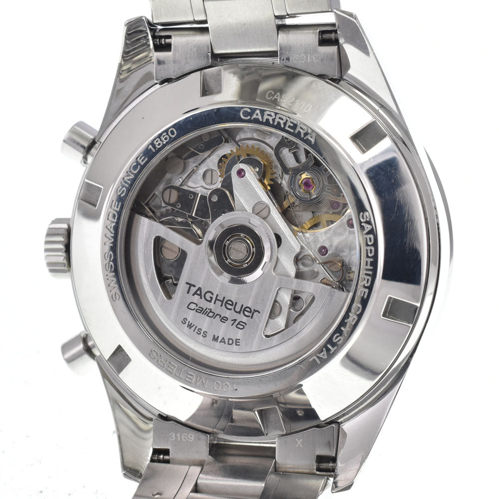 TAG HEUER Carrera Heritage CAS2110.BA0730 Chronograph black Dial Automatic Men's
 Watch H#147660