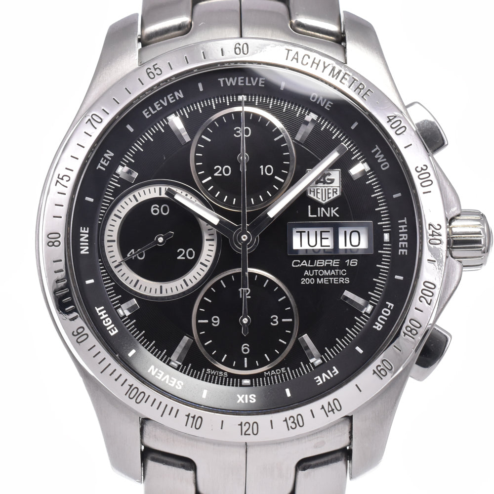TAG HEUER Link CJF211A Caliber 16 black Dial Automatic Men's
 Watch I#147661