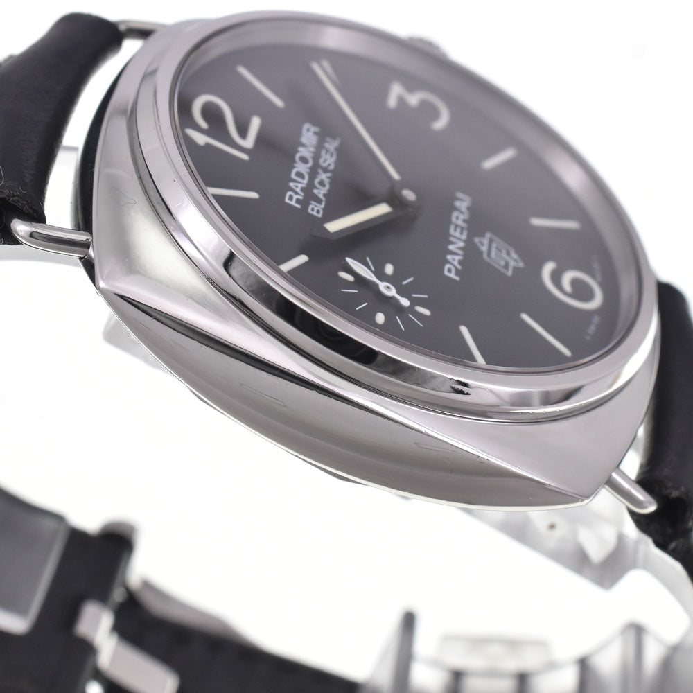 PANERAI Radio meal black seal PAM00380 Small second black Dial Hand Winding Men's
 Watch H#147665