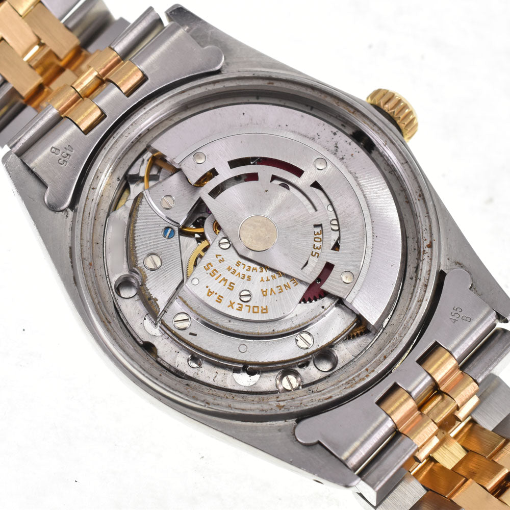 ROLEX Oyster Perpetual DATEJUST Ref.16013 vintage Stainless Steel/YG Cal.3035 blue Dial Automatic Men's
 Watch L#147666