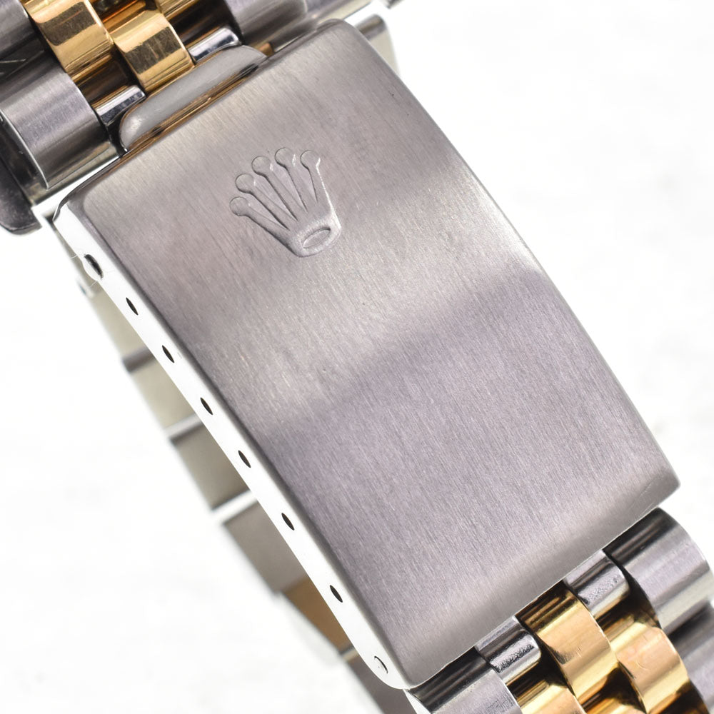 ROLEX Oyster Perpetual DATEJUST Ref.16013 vintage Stainless Steel/YG Cal.3035 blue Dial Automatic Men's
 Watch L#147666