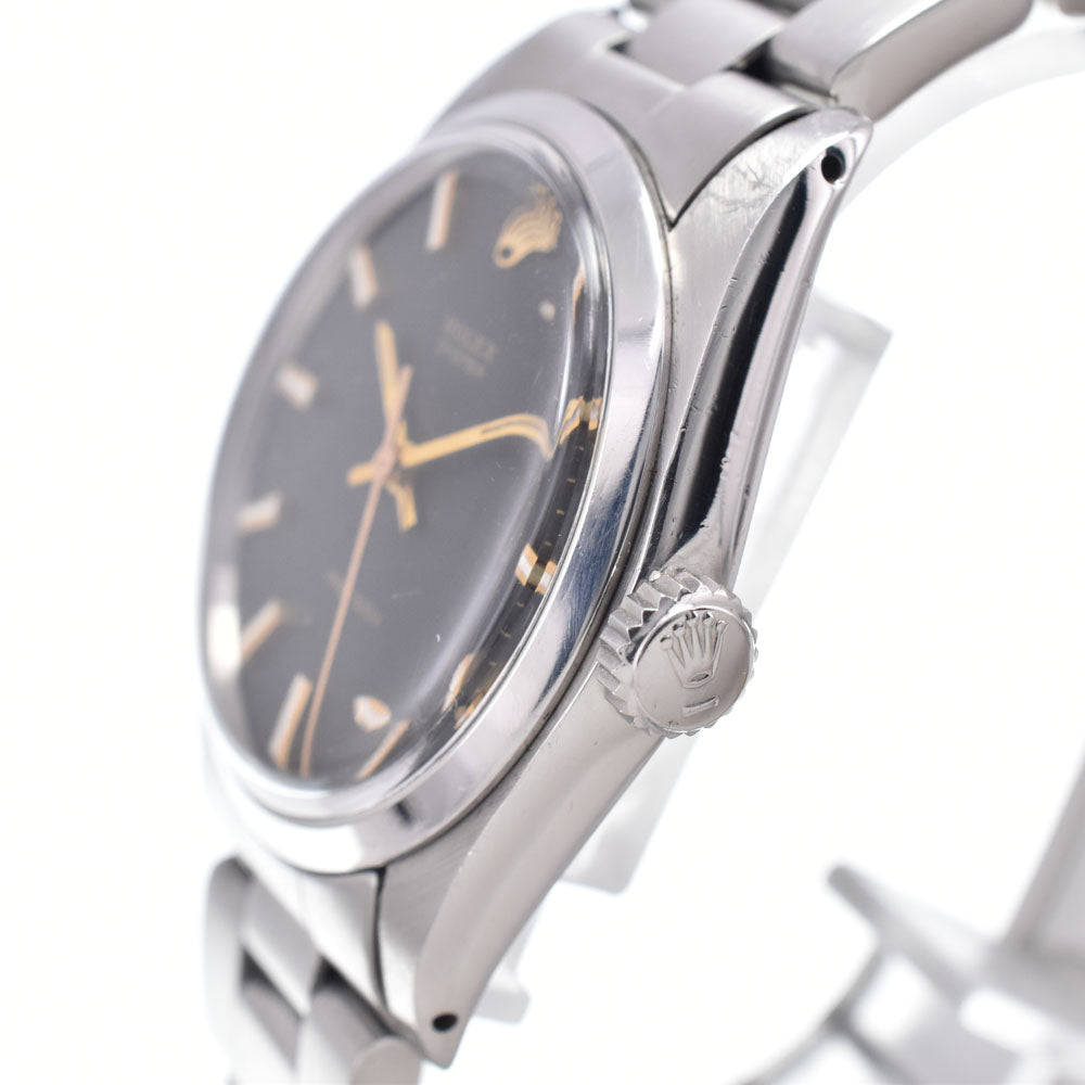 ROLEX Oyster Precision 6426 vintage Cal.1225 black Dial Hand Winding Men's
 Watch Q#147667