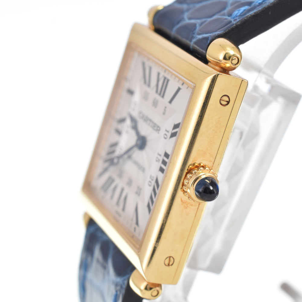 CARTIER Tank Obue LM W1516956 Silver Dial Hand Winding Men's
 Watch J#147669