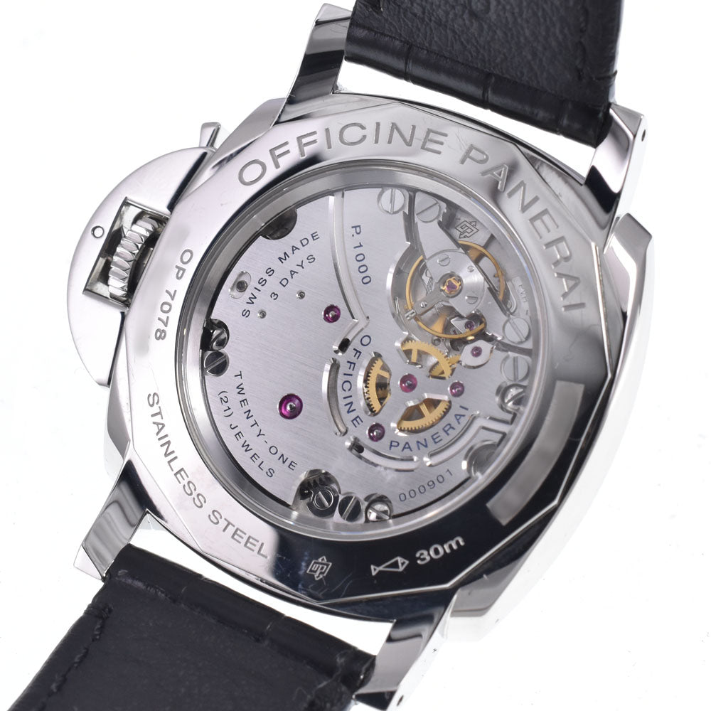 PANERAI Panerai Luminor Due PAM00676 3 Days Acciaio black Dial Hand Winding Men's
 Watch M#147670