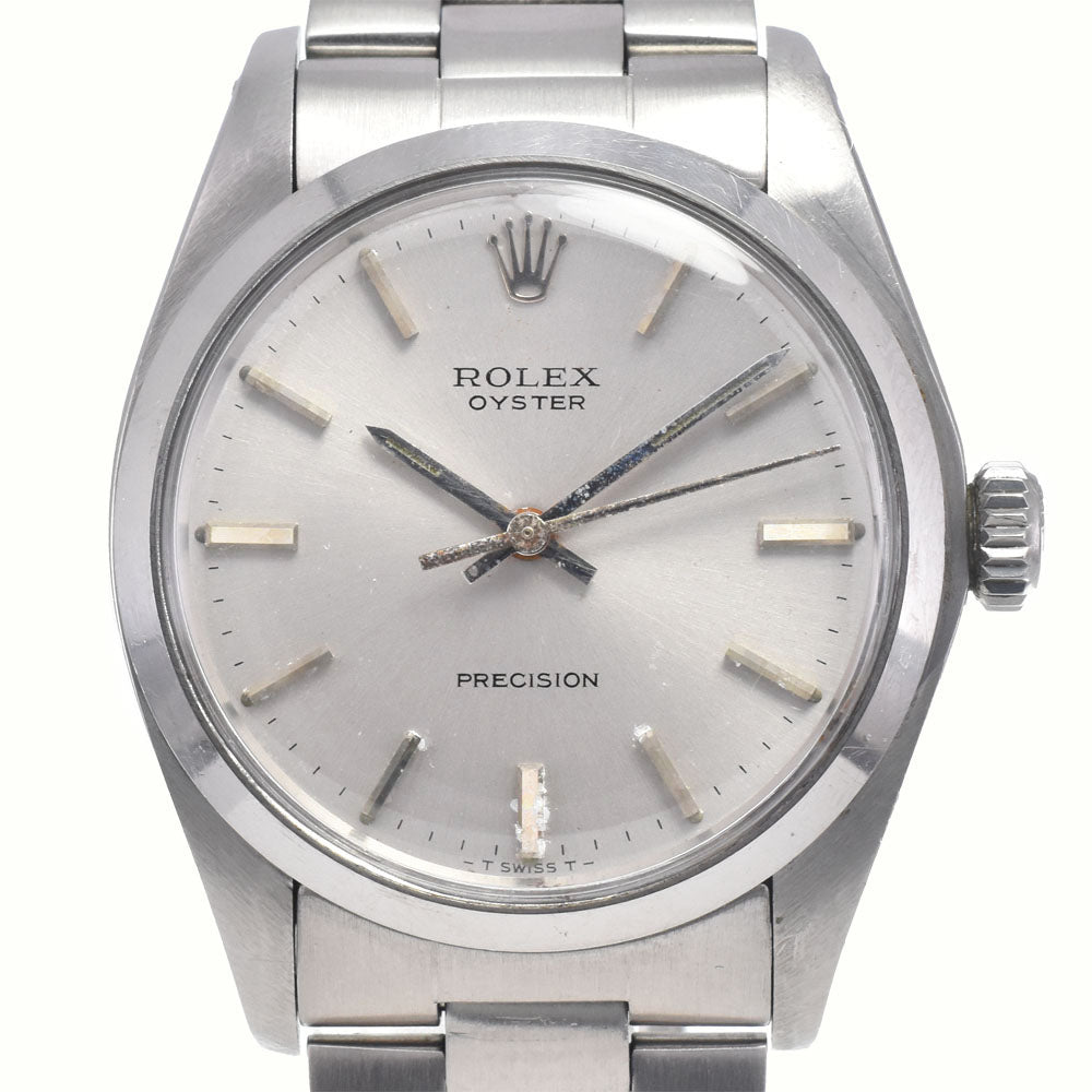 ROLEX Oyster Precision 6426 vintage Cal.1225 Silver Dial Hand Winding Men's
 Watch I#147672