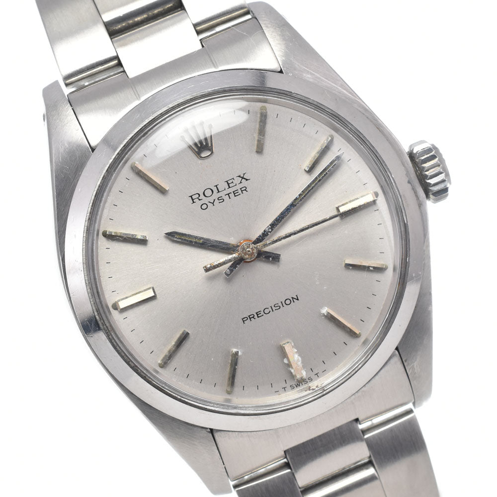 ROLEX Oyster Precision 6426 vintage Cal.1225 Silver Dial Hand Winding Men's
 Watch I#147672