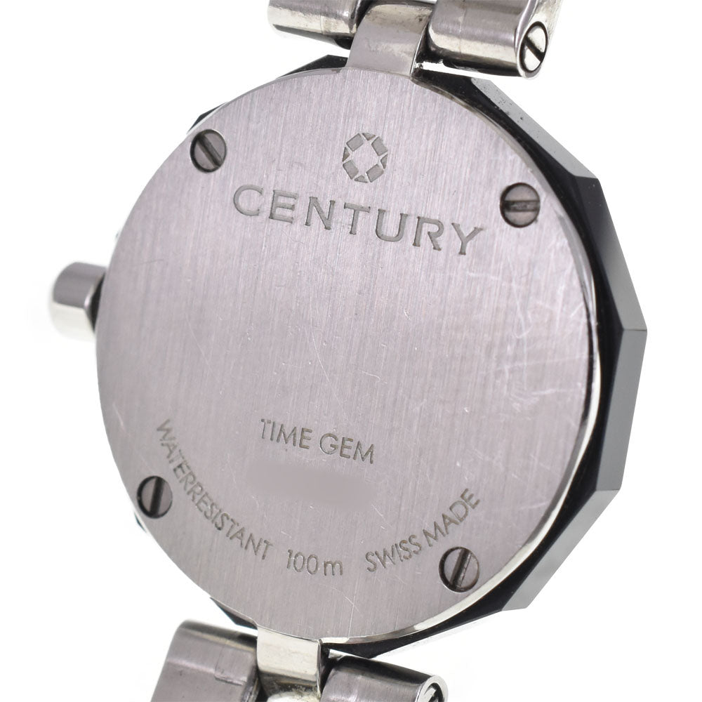 with paper CENTURY Time gem 606.7.Ｓ.AB1.11 8P diamond White shell Dial Quartz Ladies
 Watch ▢#147673