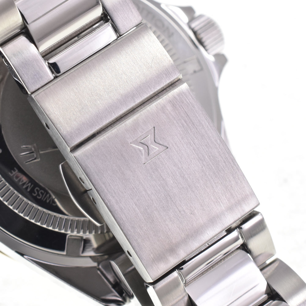 with paper EDOX Neptunian Grande Reserve Date Automatic 80801-3NRM-NIR black Dial Automatic Men's
 Watch I#147674