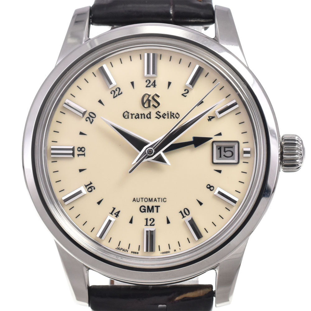 SEIKO Grand Seiko SBGM021/9S66-00A0 9S Mechanical GMT Ivory Dial Automatic Men's
 Watch I#147675
