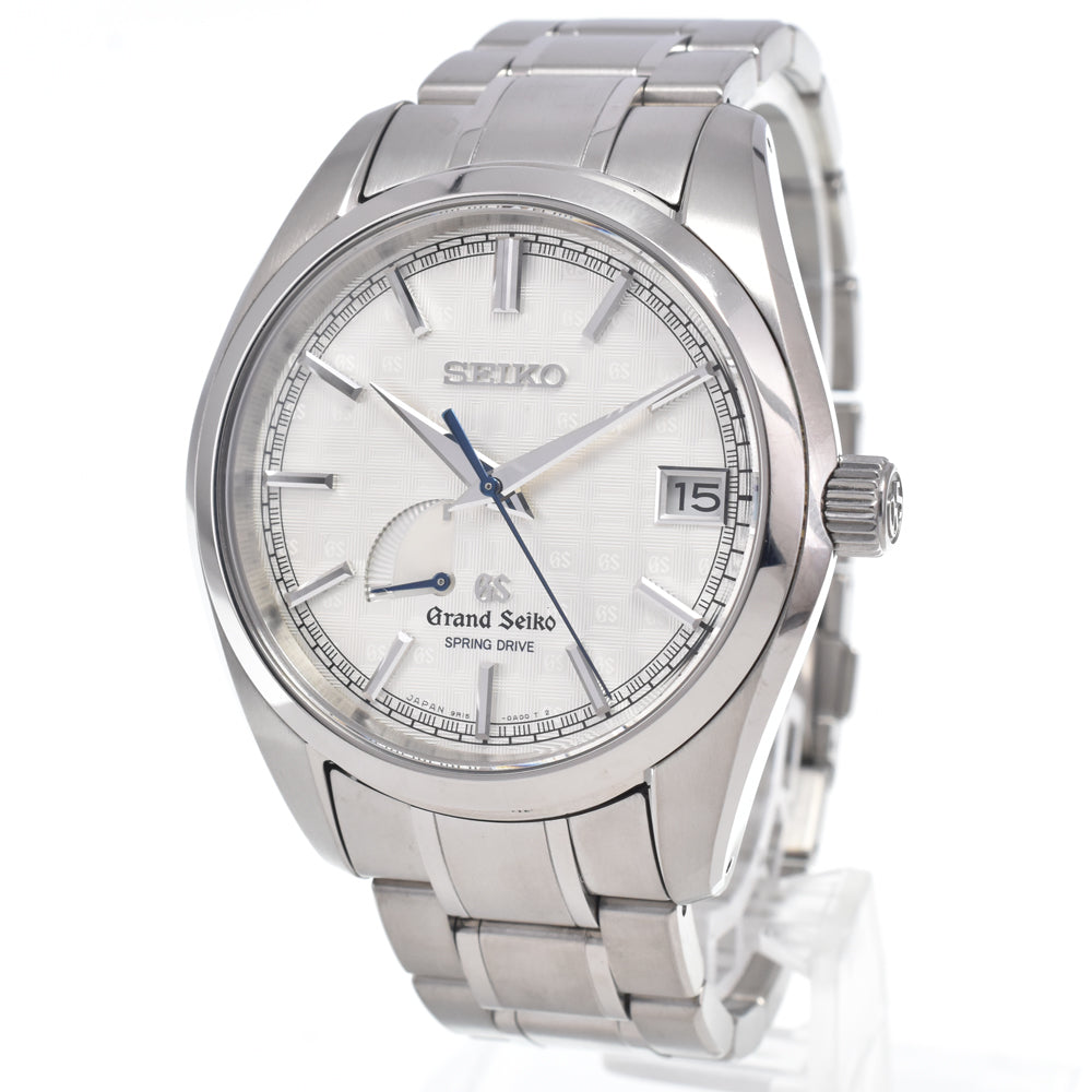 SEIKO Grand Seiko SBGA109/9R15-0AG0 10th Anniversary Limited Edition of 700 Pieces Power Reserve Silver Dial Spring drive Men's
 Watch N#147676