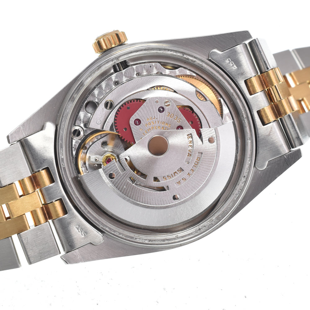 ROLEX Oyster Perpetual DATEJUST Ｒef.16013 vintage Stainless Steel/YG Cal.3035 gold Dial Automatic Men's
 Watch I#147678