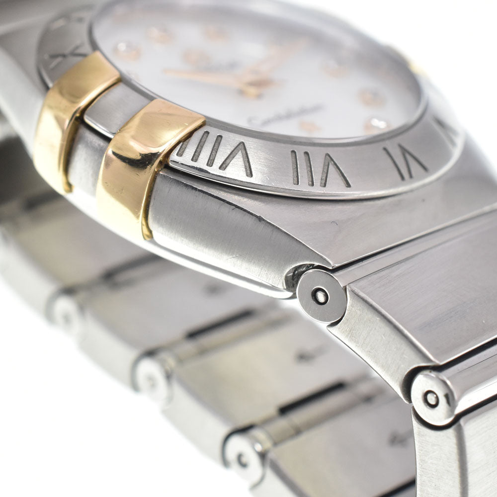 OMEGA Constellation Blush 123.20.24.60.55.006 12P diamond White shell Dial Quartz Ladies
 Watch H#147679