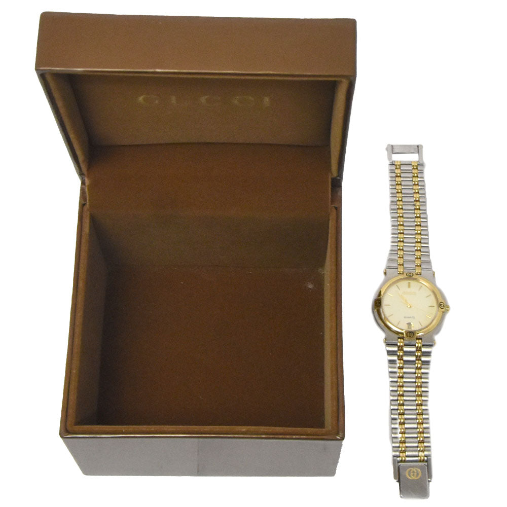 GUCCI 9000M Ivory Dial Quartz Men's
 Watch H#147682